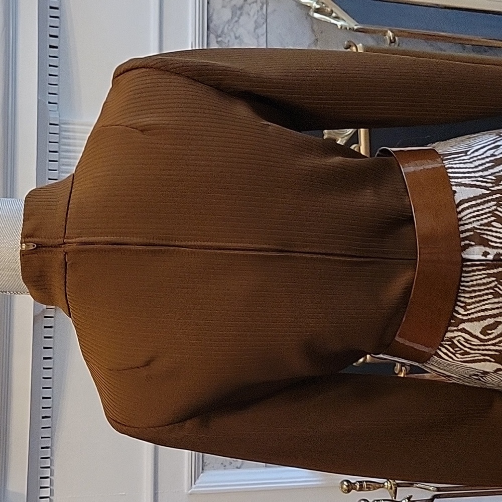 Vtg Leslie Fay Knit Dress - Picture 8 of 11